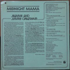 JEANNIE AND JIMMY CHEATHAM - MIDNIGHT MAMA (1986) - DÖNEM BASKISI PLAK SIFIR