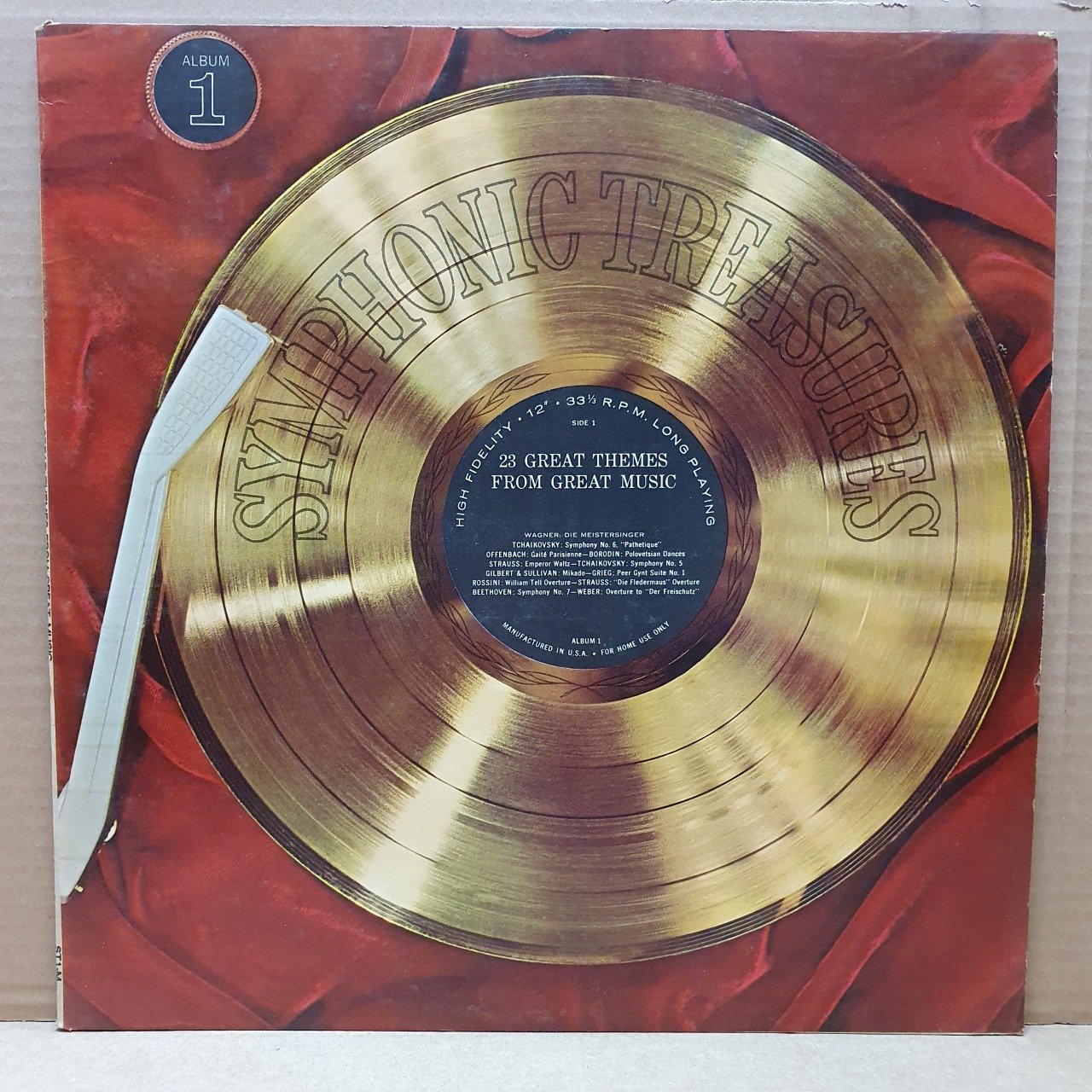 23 GREAT THEMES FROM GREAT MUSIC / WAGNER, TCHAIKOVSKY, OFFENBACH, BORODIN, ROSSINI, WEBER - LP 2.EL PLAK