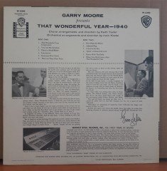 GARRY MOORE - 1940 THAT WONDERFUL YEAR (1959) - LP 2.EL PLAK