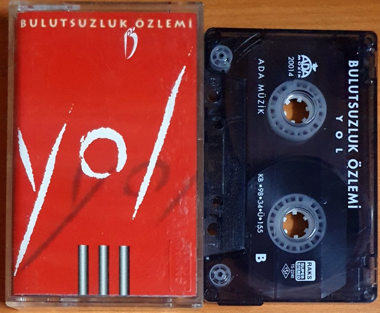 BULUTSUZLUK ÖZLEMİ - YOL (1998) - KASET 2.EL