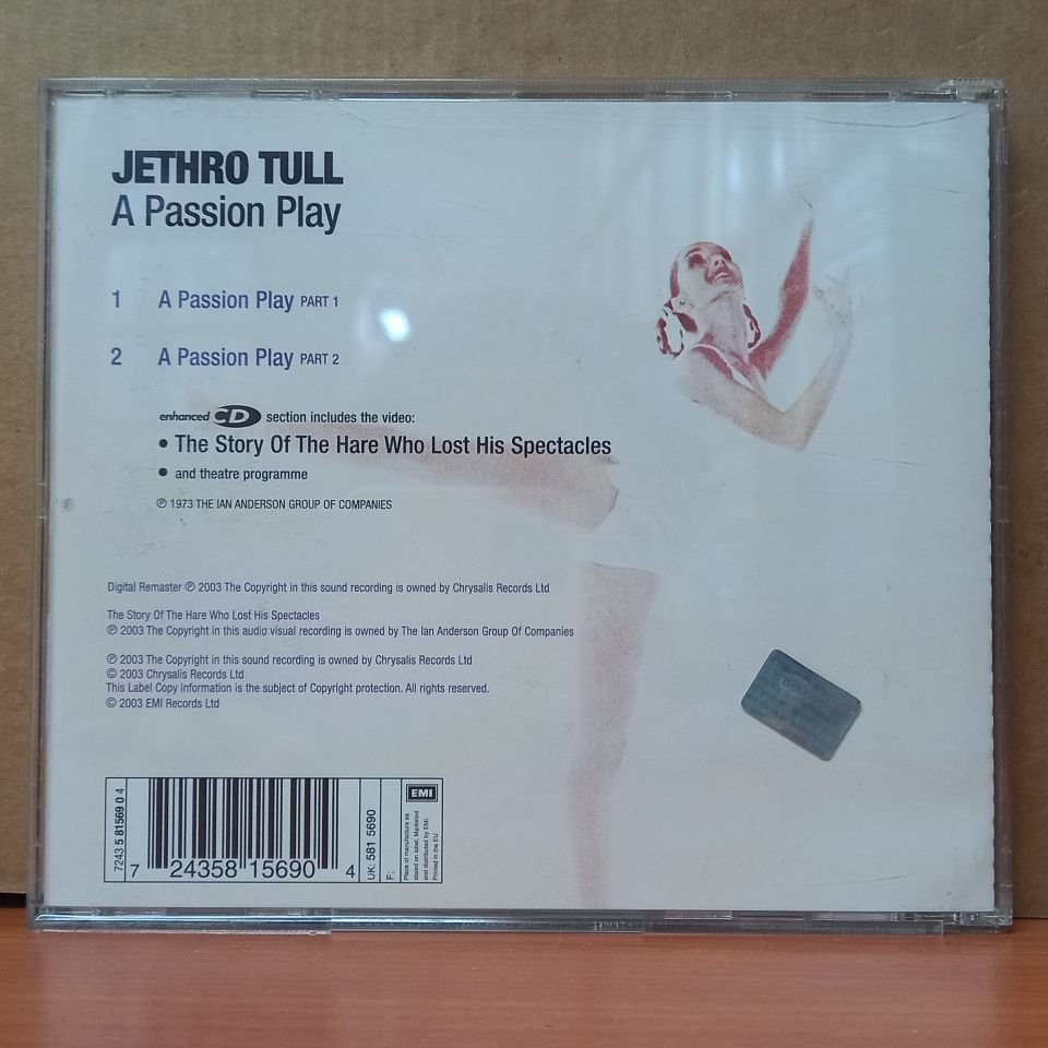 JETHRO TULL - A PASSION PLAY (2003) - CD 2.EL