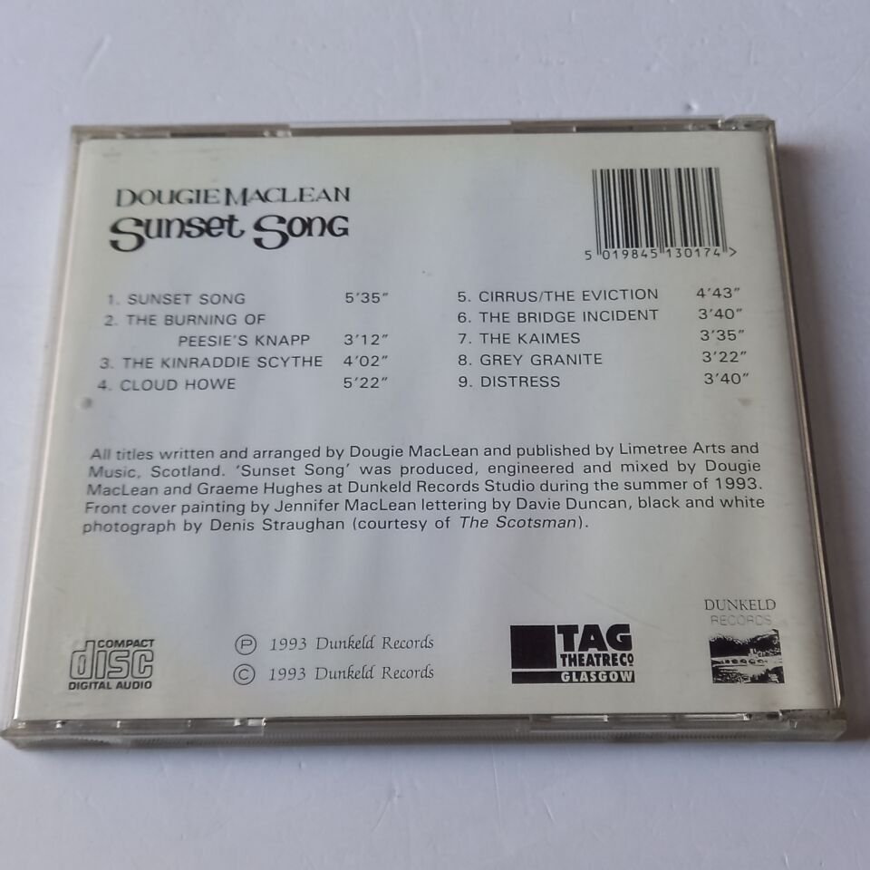 DOUGIE MACLEAN – SUNSET SONG (1993) - CD 2.EL