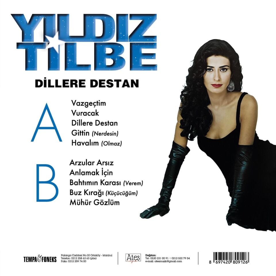 YILDIZ TİLBE - DİLLERE DESTAN (1995) - LP 2025 BASIM SIFIR PLAK