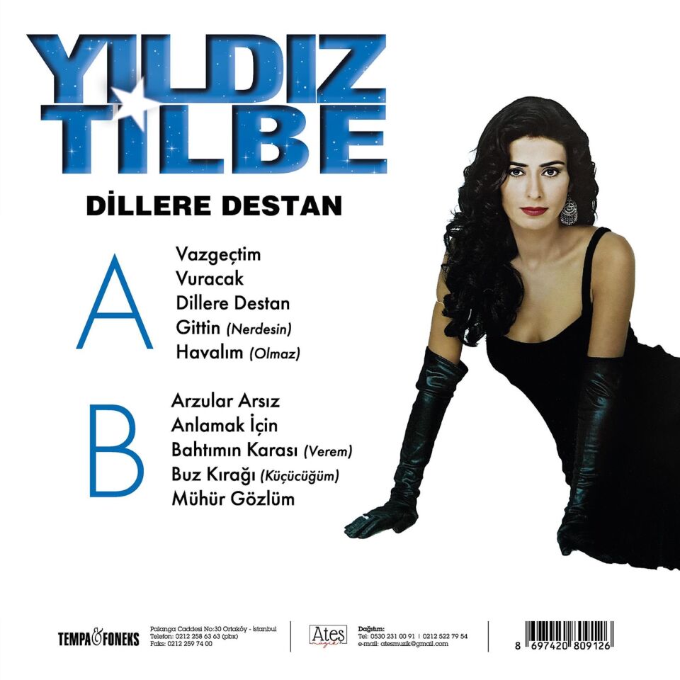 YILDIZ TİLBE - DİLLERE DESTAN (1995) - LP 2025 BASIM SIFIR PLAK