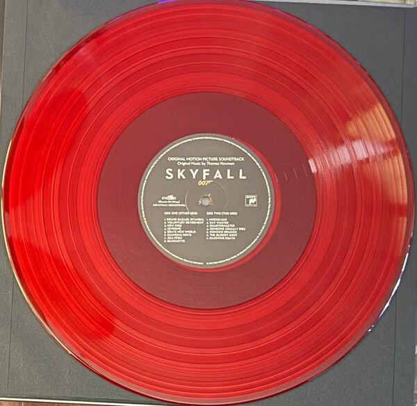 SKYFALL - SOUNDTRACK/THOMAS NEWMAN - 2LP 2025 DELUXE LIMITED NUMBERED EDITION 180GR TRANSLUCENT RED RENKLİ SIFIR PLAK
