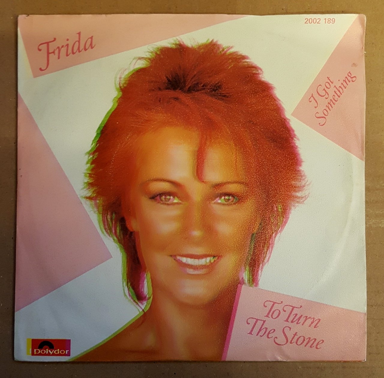 FRIDA (ABBA) - TO TURN THE STONE / I GIT SOMETHING (1982) - 7'' 45 DEVİR 2.EL PLAK