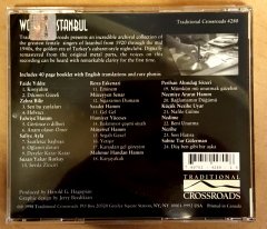 WOMEN OF ISTANBUL - SAFİYE AYLA HAMİYET YÜCESES MÜZEYYEN SENAR ZEHRA BİLİR FAİDE YILDIZ (1998) - CD CROSSROADS 2.EL