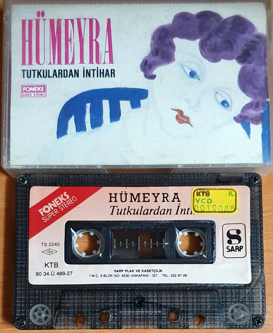 HÜMEYRA - TUTKULARDAN İNTİHAR (1990) - KASET SARP 2.EL