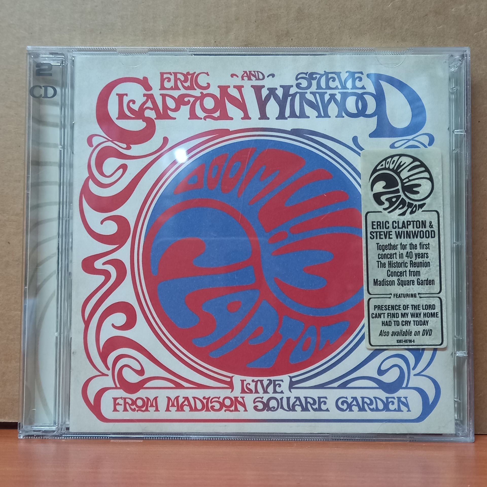 ERIC CLAPTON AND STEVE WINWOOD - LIVE FROM MADISON SQUARE GARDEN (2009) - 2CD 2.EL