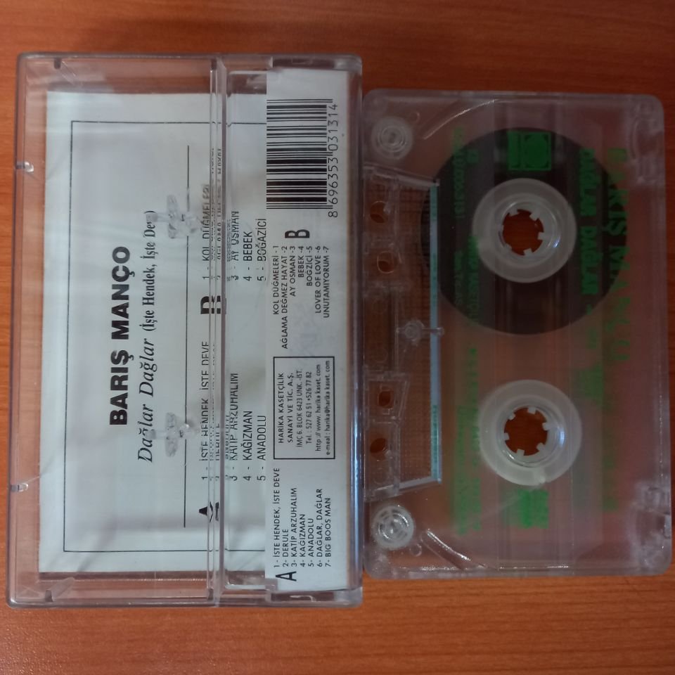 BARIŞ MANÇO - DAĞLAR DAĞLAR / İŞTE HENDEK, İŞTE DEVE (1986) - KASET 2.EL