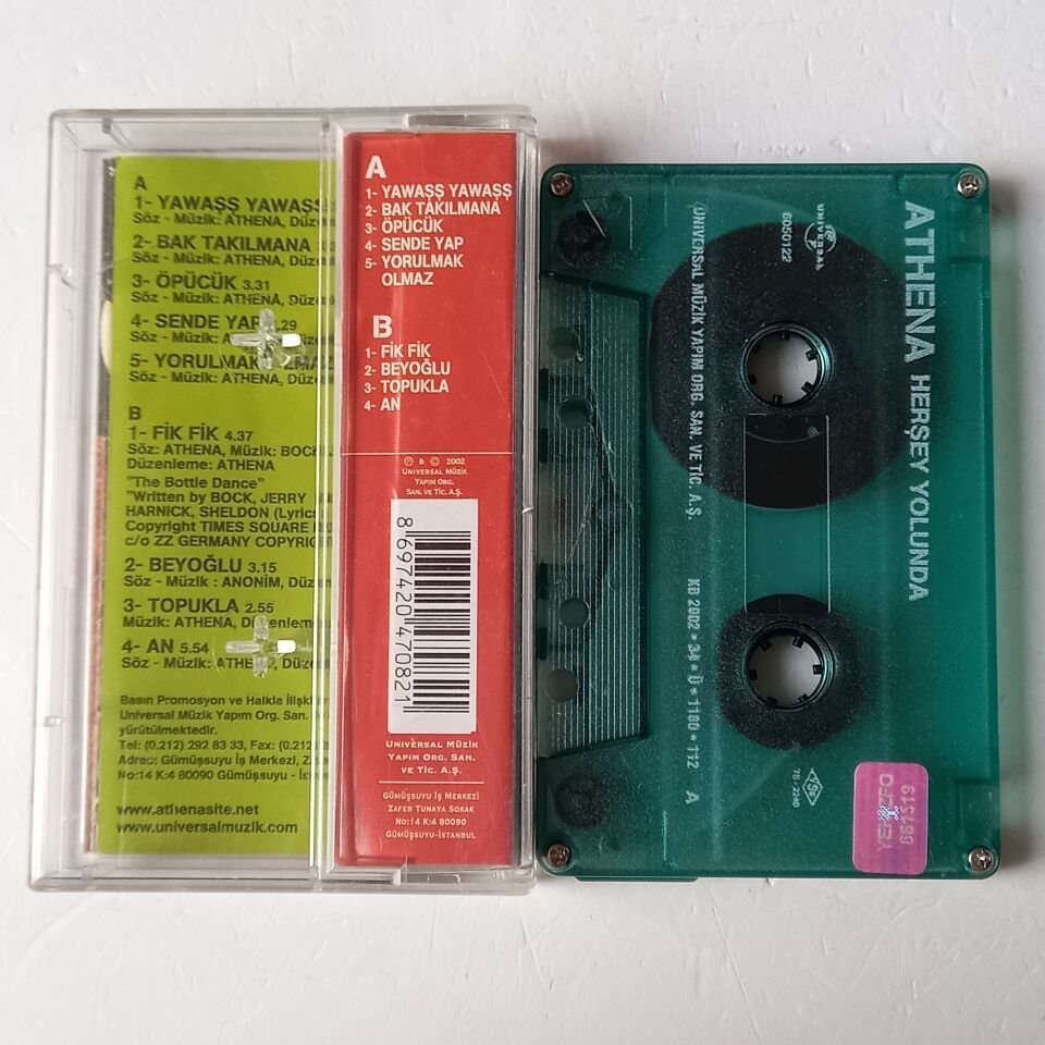 ATHENA - HERŞEY YOLUNDA (2002) - KASET 2.EL