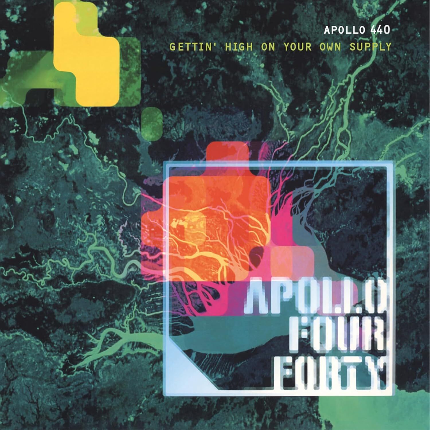 APOLLO 440 (APOLLO FOUR FORTY) - GETTIN HIGH ON YOUR OWN SUPPLY (1999) - 2LP 180GR 2025 GREEN MARBLED COLOURED & NUMBERED EDITION SIFIR PLAK