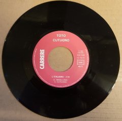 TOTO CUTUGNO - L'ITALIANO / SARA (1983) - 7'' 45 DEVİR 2.EL PLAK