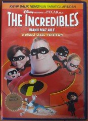 İNANILMAZ AİLE - The INCREDIBLES - DISNEY & PIXAR - 2DVD 2.EL