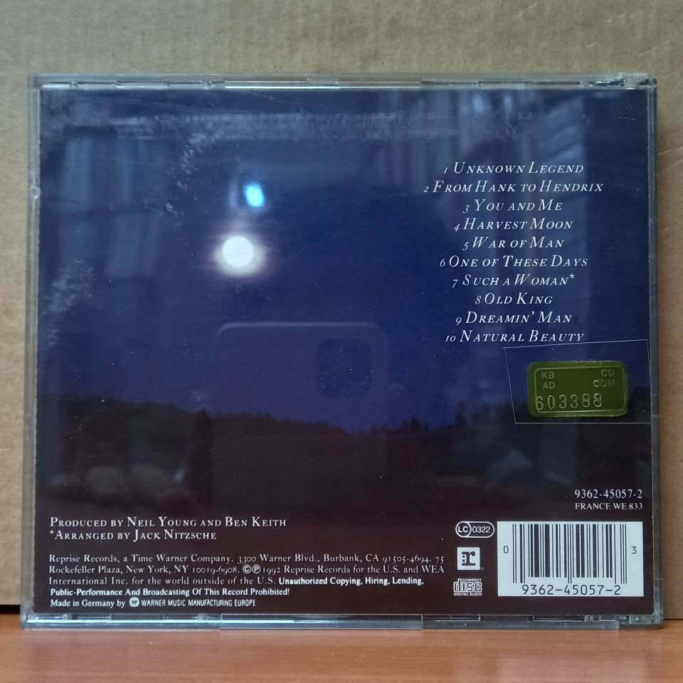 NEIL YOUNG - HARVEST MOON (1992) - CD 2.EL