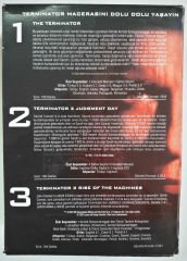 TERMINATOR TRILOGY - ARNOLD SCHWARZENEGGER - 3DVD 2.EL KUTU