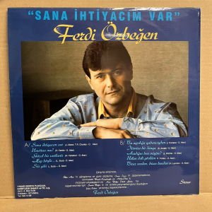 FERDİ ÖZBEĞEN - SANA İHTİYACIM VAR (1986) - LP 2.EL PLAK