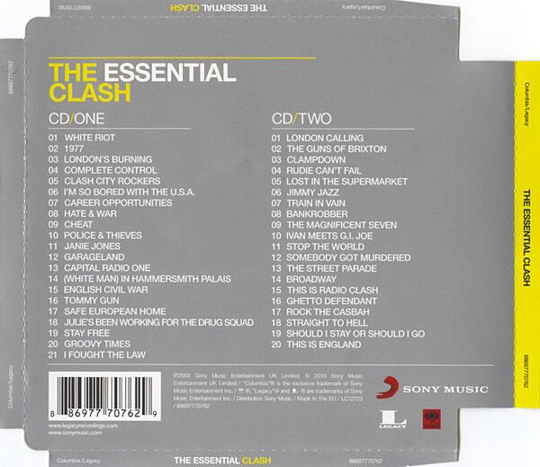 THE CLASH – THE ESSENTIAL CLASH (2003) - 2CD 2007 REISSUE REMASTERED SUPER AUDIO CASE SIFIR