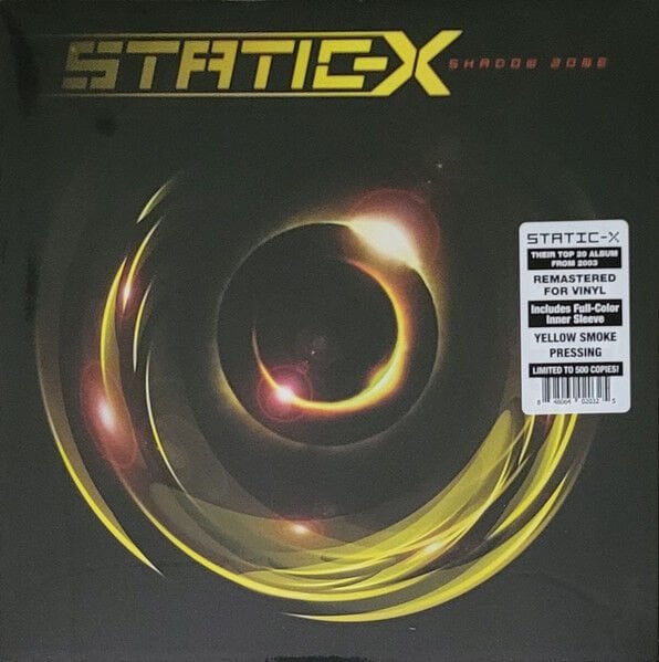 STATIC-X – SHADOW ZONE (2003) - LP 2025 REMASTERED REISSUE LIMITED EDITION YELLOW SMOKE VINYL SIFIR PLAK