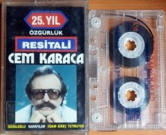 CEM KARACA - ÖZGÜRLÜK RESİTALİ / 25. YIL (1992) KASET 2.EL