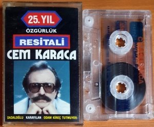 CEM KARACA - ÖZGÜRLÜK RESİTALİ / 25. YIL (1992) - KASET 2.EL
