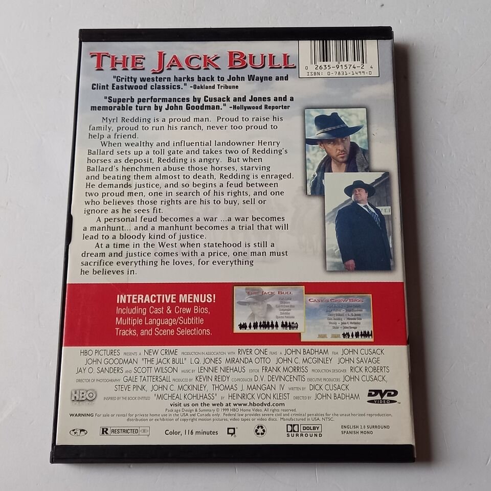 THE JACK BULL - JOHN CUSACK, JOHN GOODMAN - SLIPCASE DVD 2.EL 1.BÖLGE