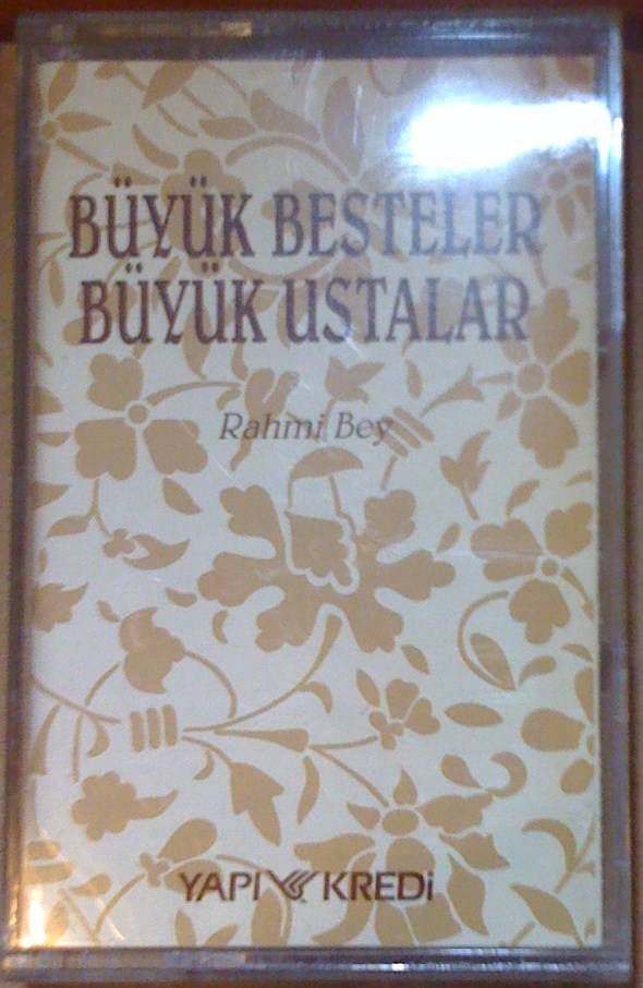 BÜYÜK BESTELER B USTALAR RAHMİ BEY  2.EL KASET