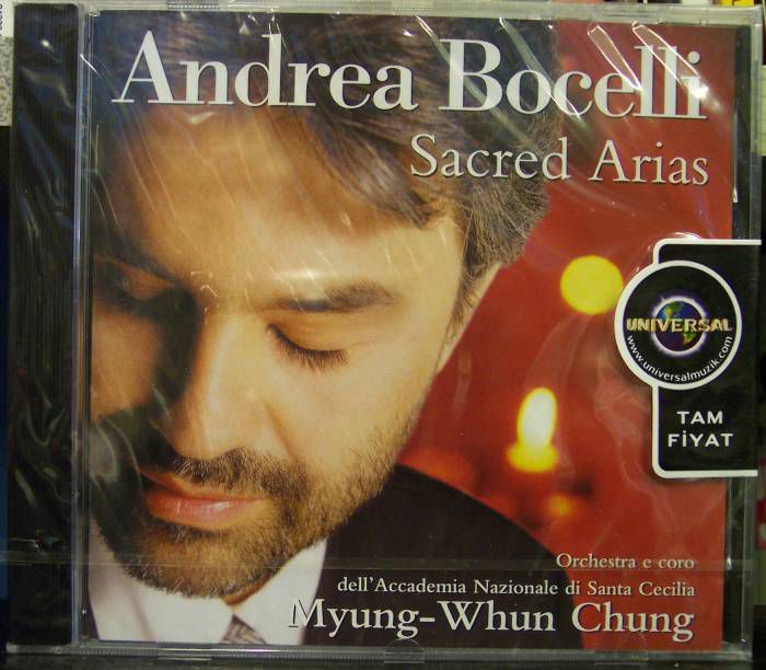 ANDREA BOCELLI - SACRED ARIAS  CD SIFIR