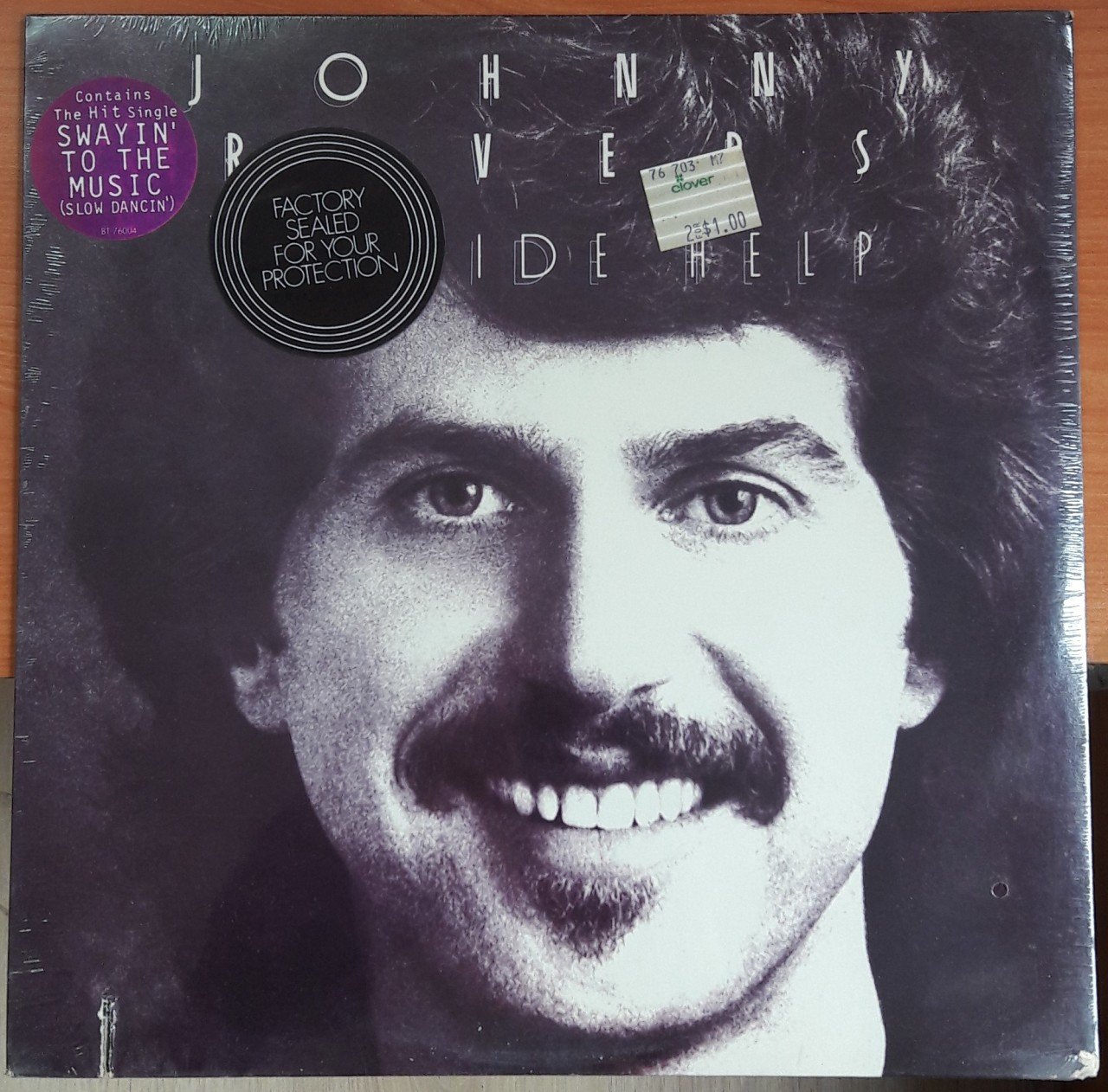 JOHNNY RIVERS - OUTSIDE HELP (1977) - DÖNEM BASKISI PLAK SIFIR