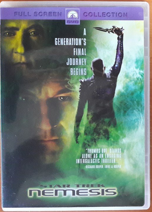 STAR TREK NEMESIS - PATRICK STEWART - DVD 2.EL 1.BÖLGE TR ALTYAZI YOKTUR