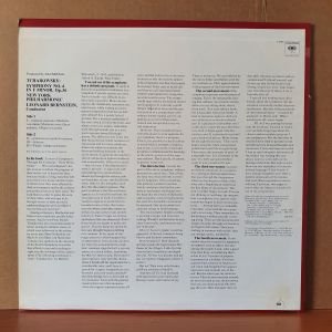 TCHAIKOVSKY: SYMPHONY NO.4 / BERNSTEIN, NEW YORK PHILHARMONIC (1976) - LP 2.EL PLAK