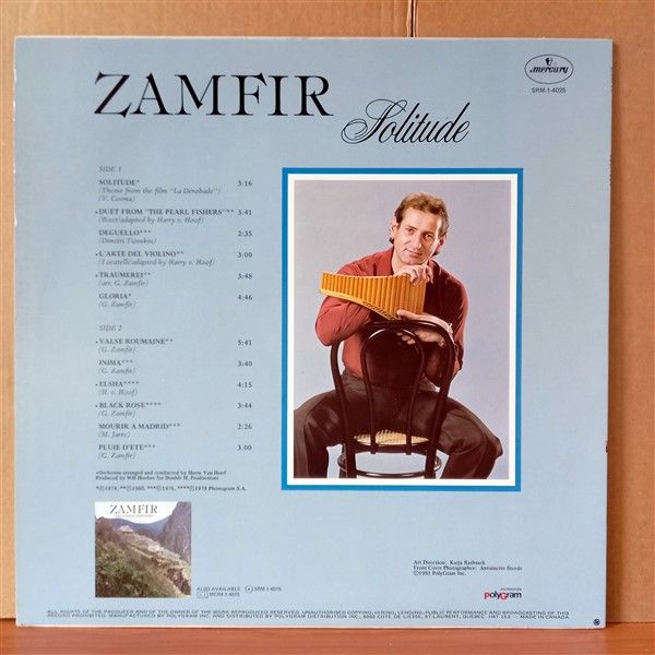 ZAMFIR – SOLITUDE (1980) - LP 2.EL PLAK