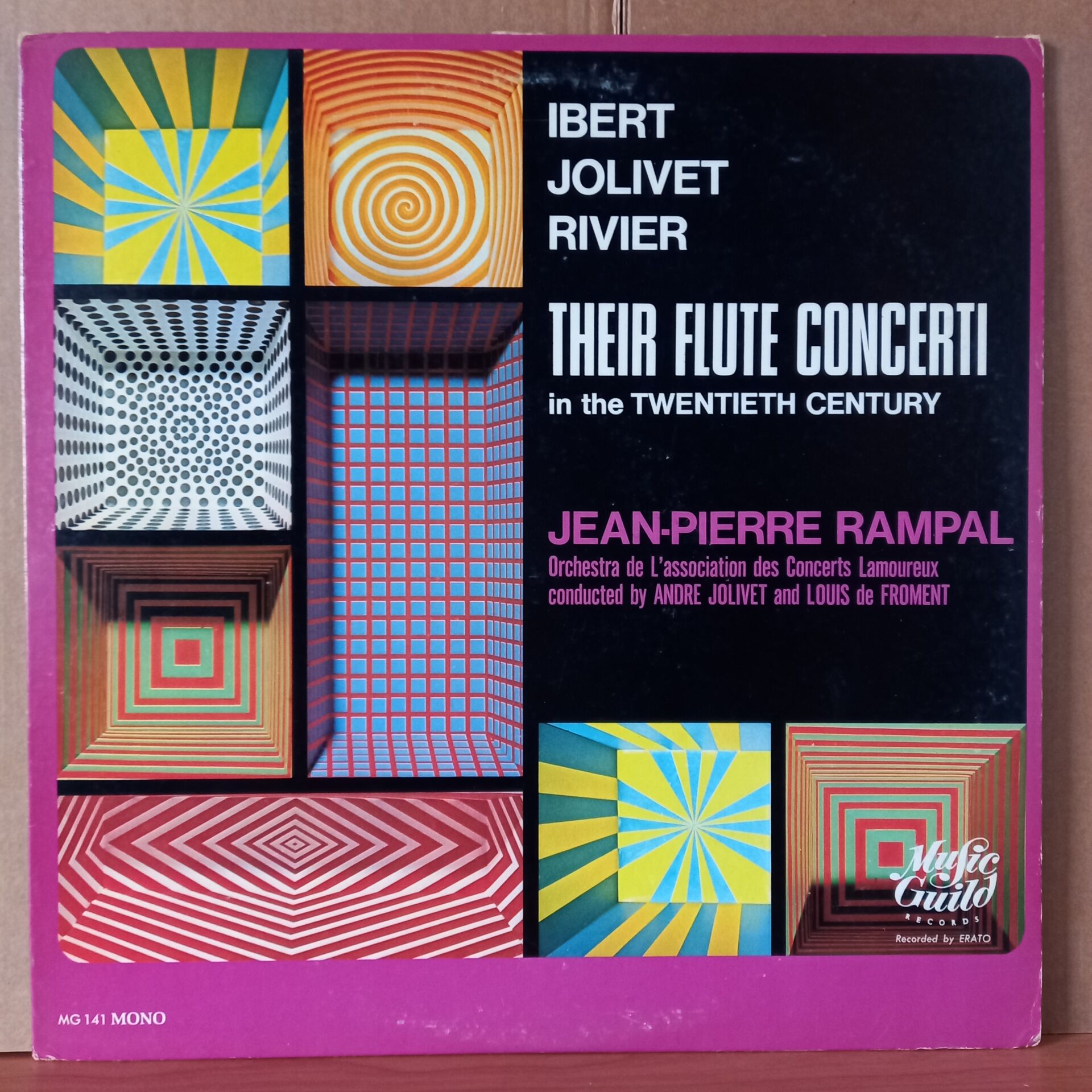 IBERT, JOLIVET, RIVIER / THEIR FLUTE CONCERTI IN THE TWENTIETH CENTURY / JEAN-PIERRE RAMPAL (1964) - LP 2.EL PLAK