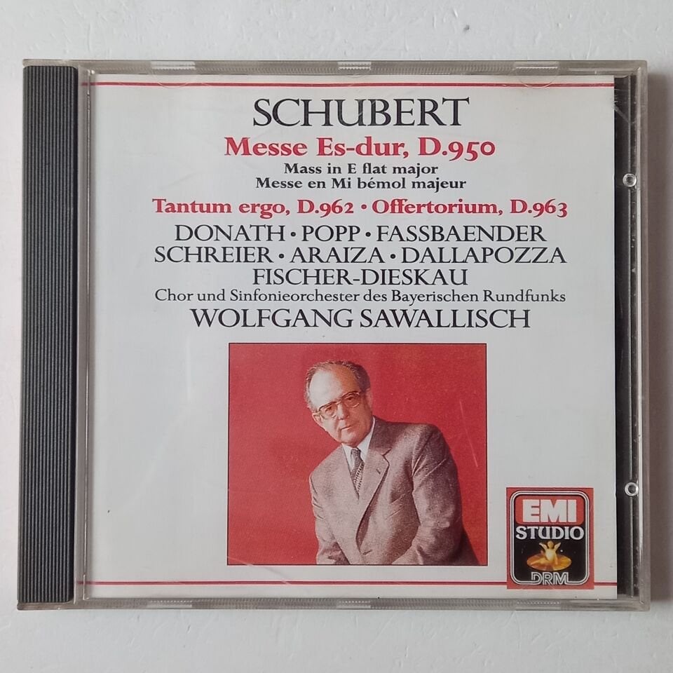 SCHUBERT: MASS IN E FLAT - WOLFGANG SAWALLISCH (1983) - CD REMASTERED 1988 2.EL