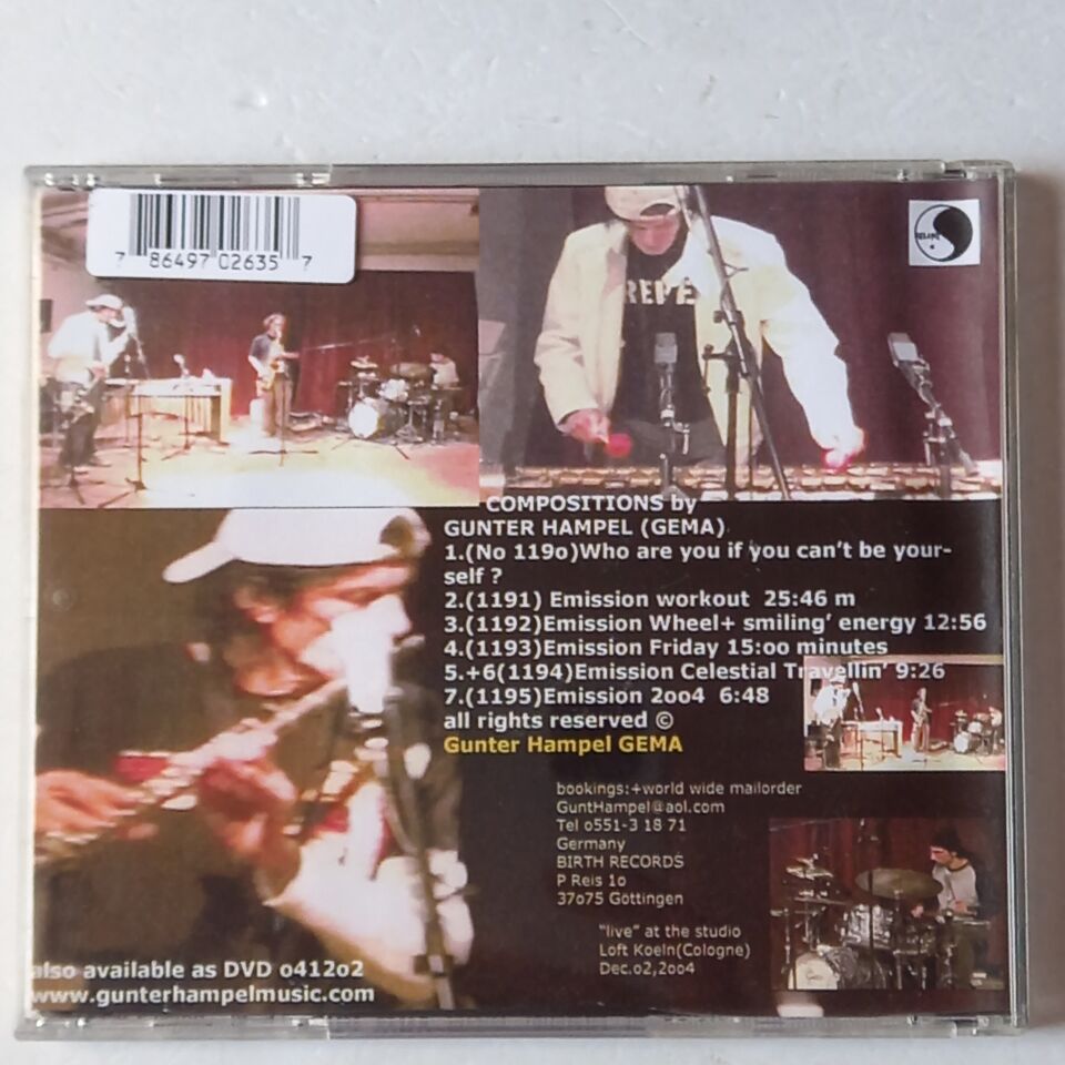 GUNTER HAMPEL EUROPEAN TRIO – EMISSION 2004 (2004) - CD 2.EL