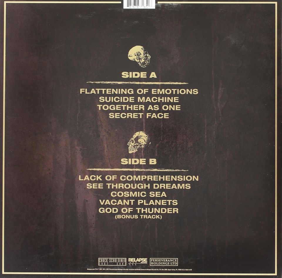 DEATH - HUMAN (1991) - LP 2017 EDITION REISSUE SIFIR PLAK