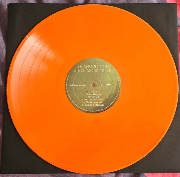 STEVE MORSE BAND - TRIANGULATION (2025) - LP  LIMITED EDITION ORANGE VINYL SIFIR PLAK
