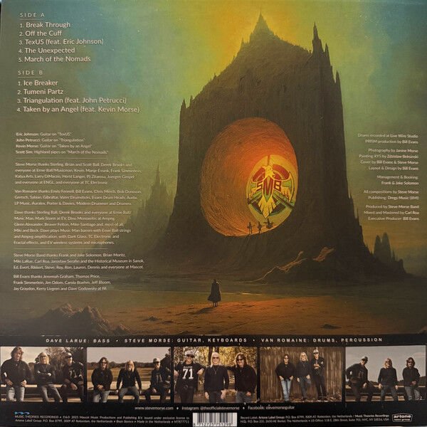 STEVE MORSE BAND - TRIANGULATION (2025) - LP  LIMITED EDITION ORANGE VINYL SIFIR PLAK