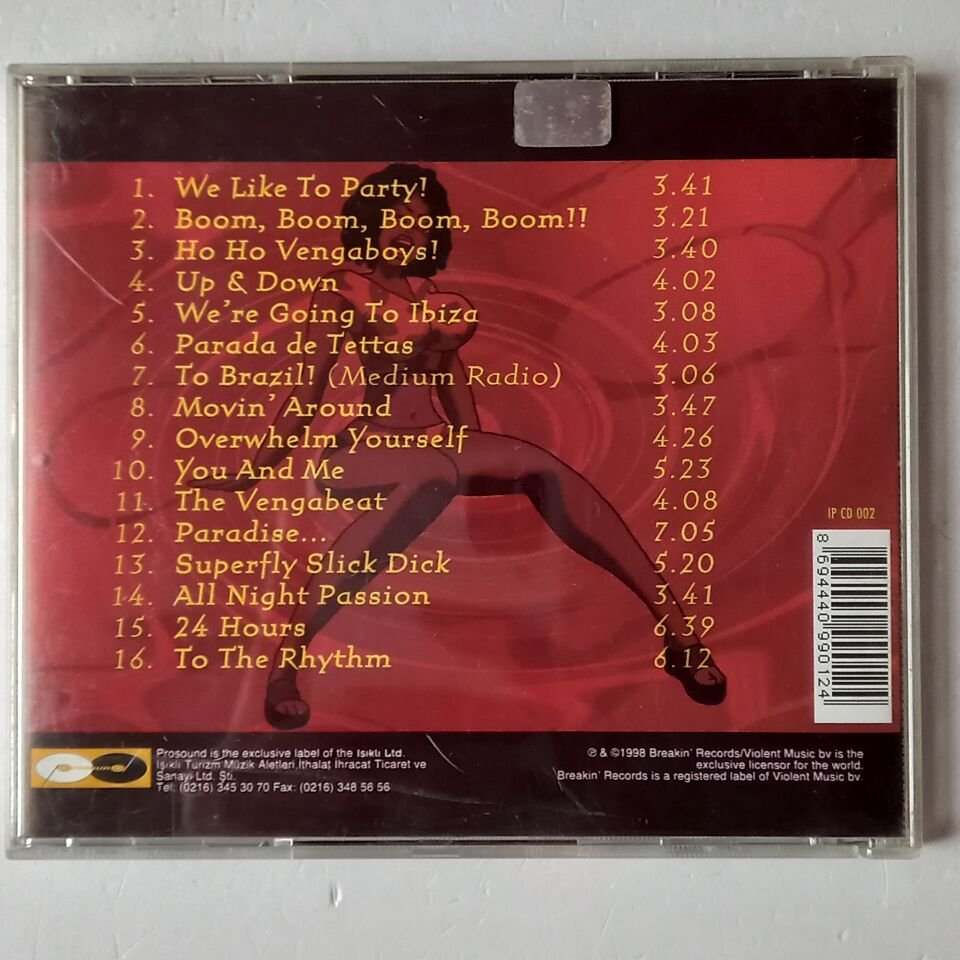 VENGABOYS – THE PARTY ALBUM! (1998) - CD 2.EL
