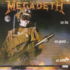 MEGADETH - SO FAR SO GOOD SO WHAT (1988) - LP 2009 REISSUE SIFIR PLAK