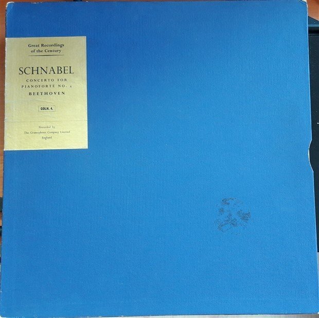 BEETHOVEN CONCERTO FOR PIANOFORTE ARTHUR SCHNABEL - LP 2.EL