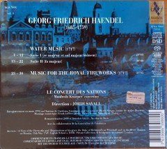 HAENDEL - WATER MUSIC / MUSIC FOR THE FIREWORKS / JORDI SAVALL (2008) ALIA VOX / SACD SIFIR