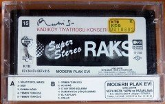 RUHİ SU - KADIKÖY TİYATROSU KONSERİ I (1987) İMECE / MODERN PLAK EVİ KASET SIFIR