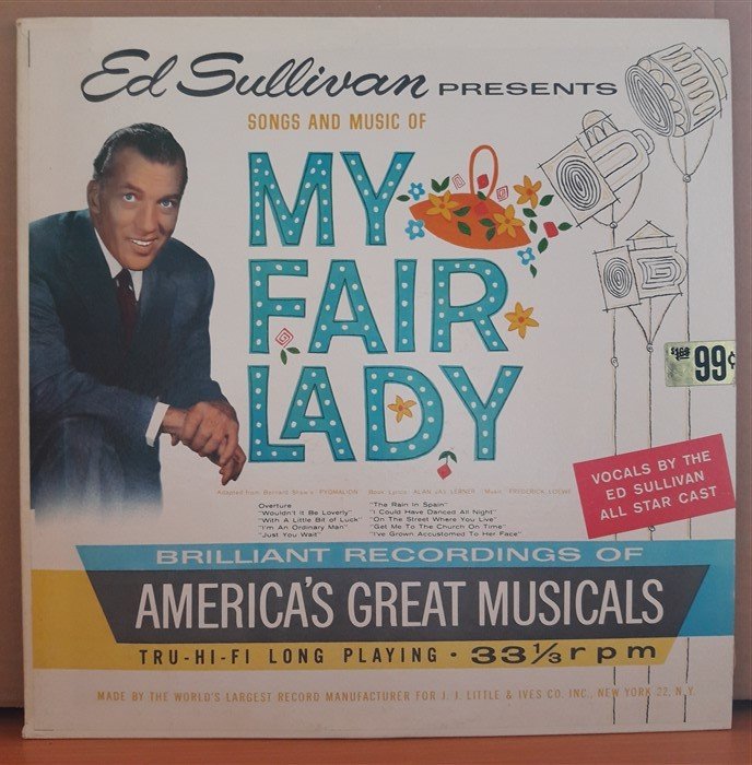 ED SULLIVAN PRESENTS SONGS AND MUSIC OF MY FAIR LADY (1960) - LP 2.EL PLAK