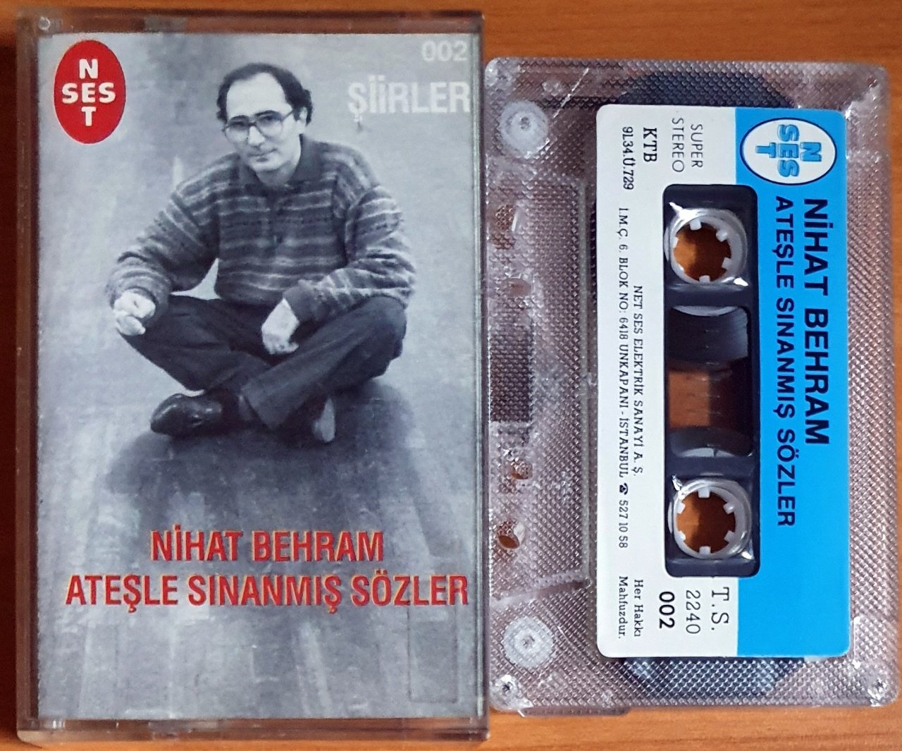 NİHAT BEHRAM - ATEŞLE SINANMIŞ SÖZLER (1991) - KASET 2.EL