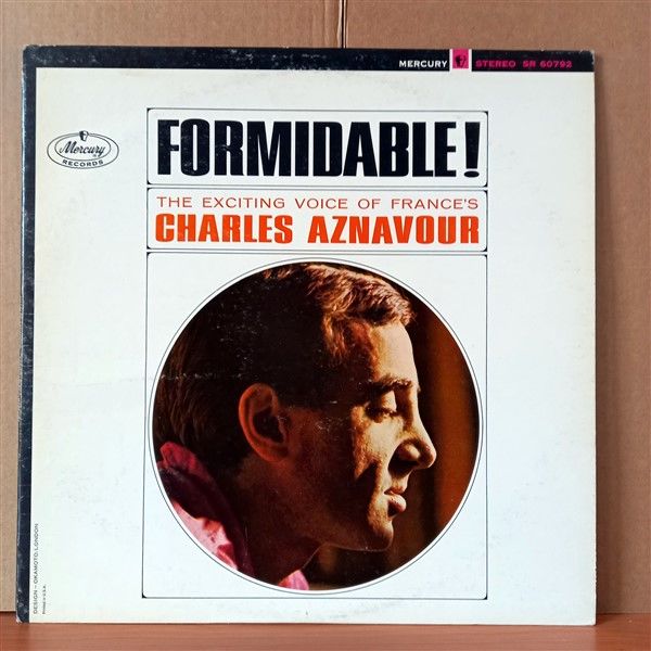 CHARLES AZNAVOUR – FORMIDABLE - LP 2.EL PLAK