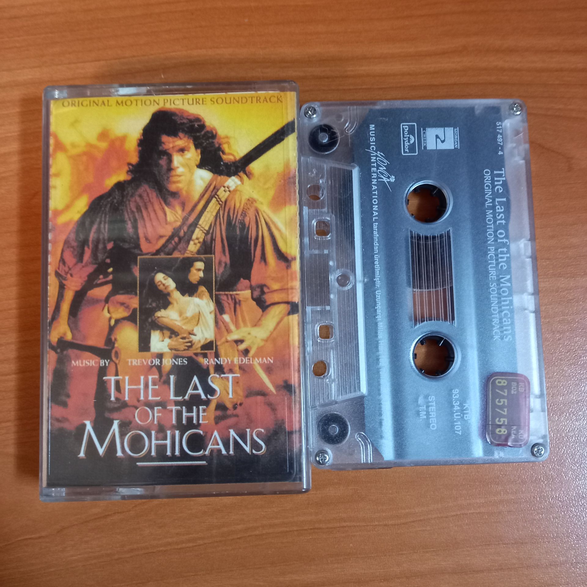 THE LAST OF THE MOHICANS / SOUNDTRACK (1993) - KASET 2.EL