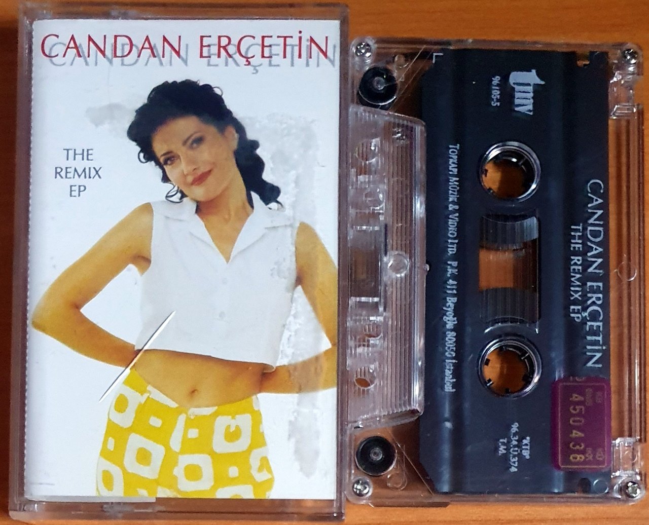CANDAN ERÇETİN - THE REMIX EP (1996) - KASET 2.EL
