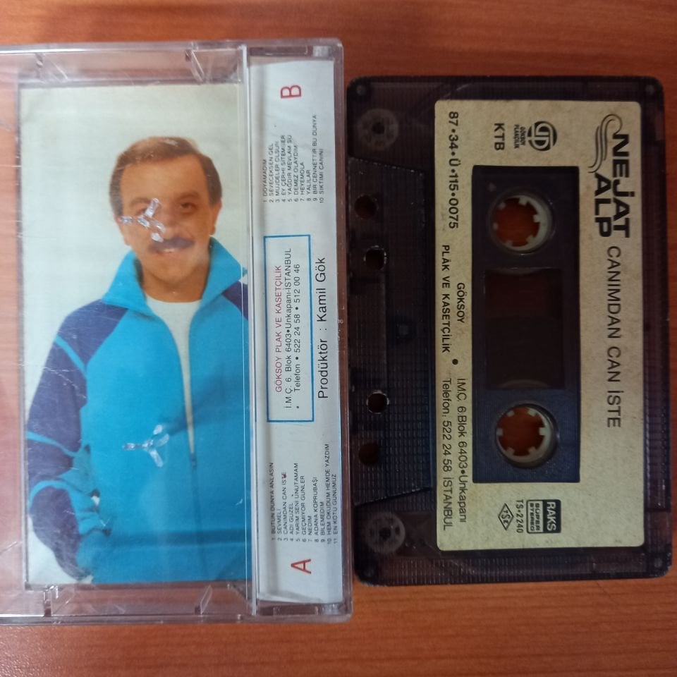 NEJAT ALP - CANIMDAN CAN İSTE (1987) - KASET 2.EL