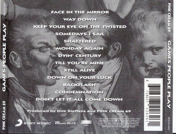 PINK CREAM 69 – GAMES PEOPLE PLAY (1993) - CD SIFIR